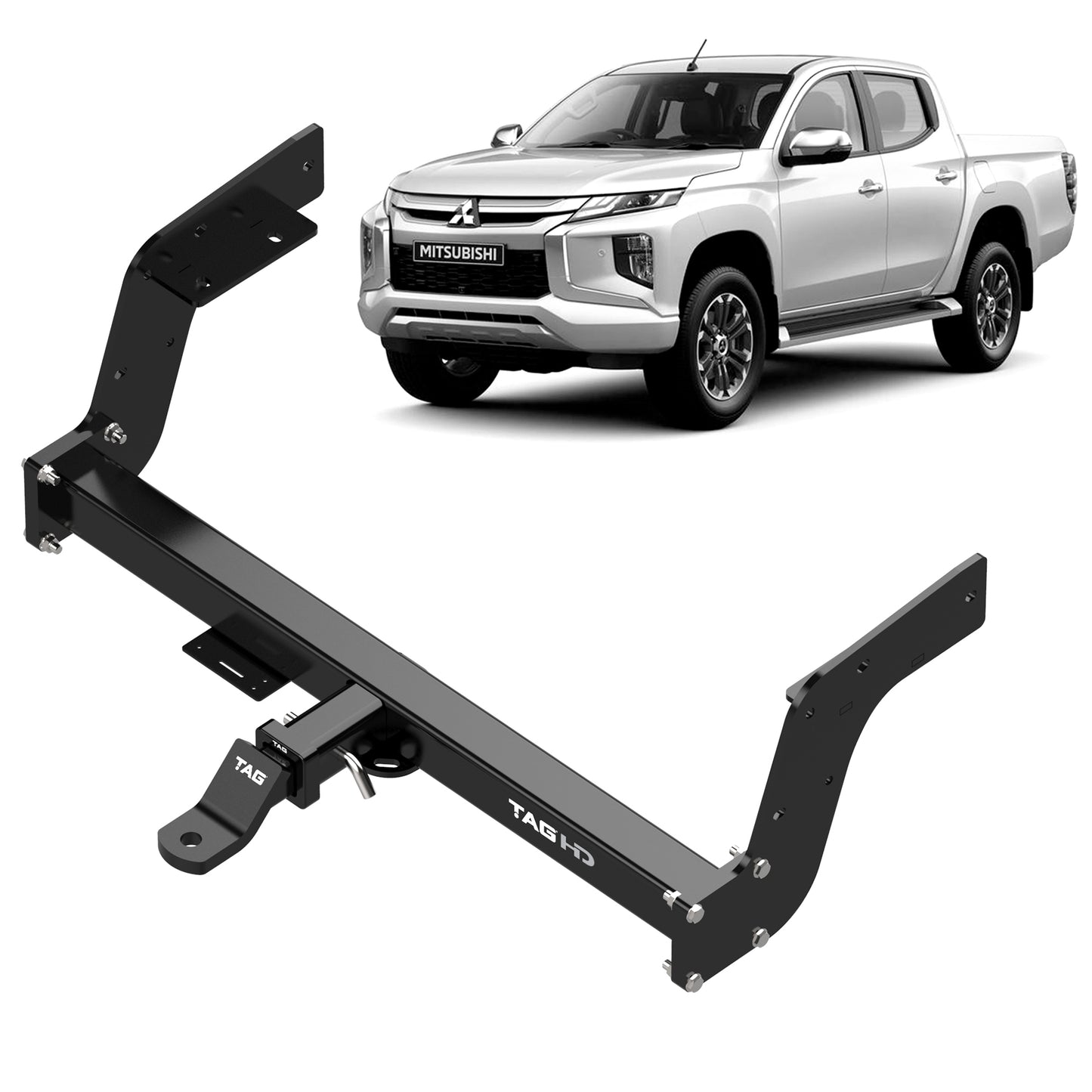 TAG Heavy Duty Towbar for Mitsubishi Triton MQ and MR (05/2015 - 2024)