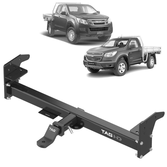 TAG Heavy Duty Towbar for Holden Colorado (01/2012 - 07/2020), Isuzu D-MAX (06/2012 - 07/2020) - Models Without Rear Step