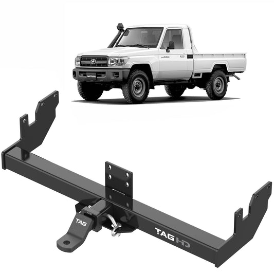 TAG Heavy Duty Towbar for Toyota Landcruiser 75 Series/79 Series (Single Cab models only 1985-07/2012)