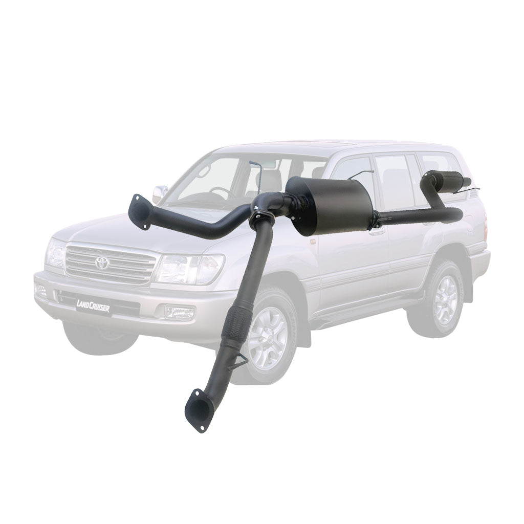 TOYOTA LANDCRUISER 100 SERIES UZJ100R WAGON 4.7L 3" CATBACK EXHAUST WITH MUFFLER 1998 - 2007