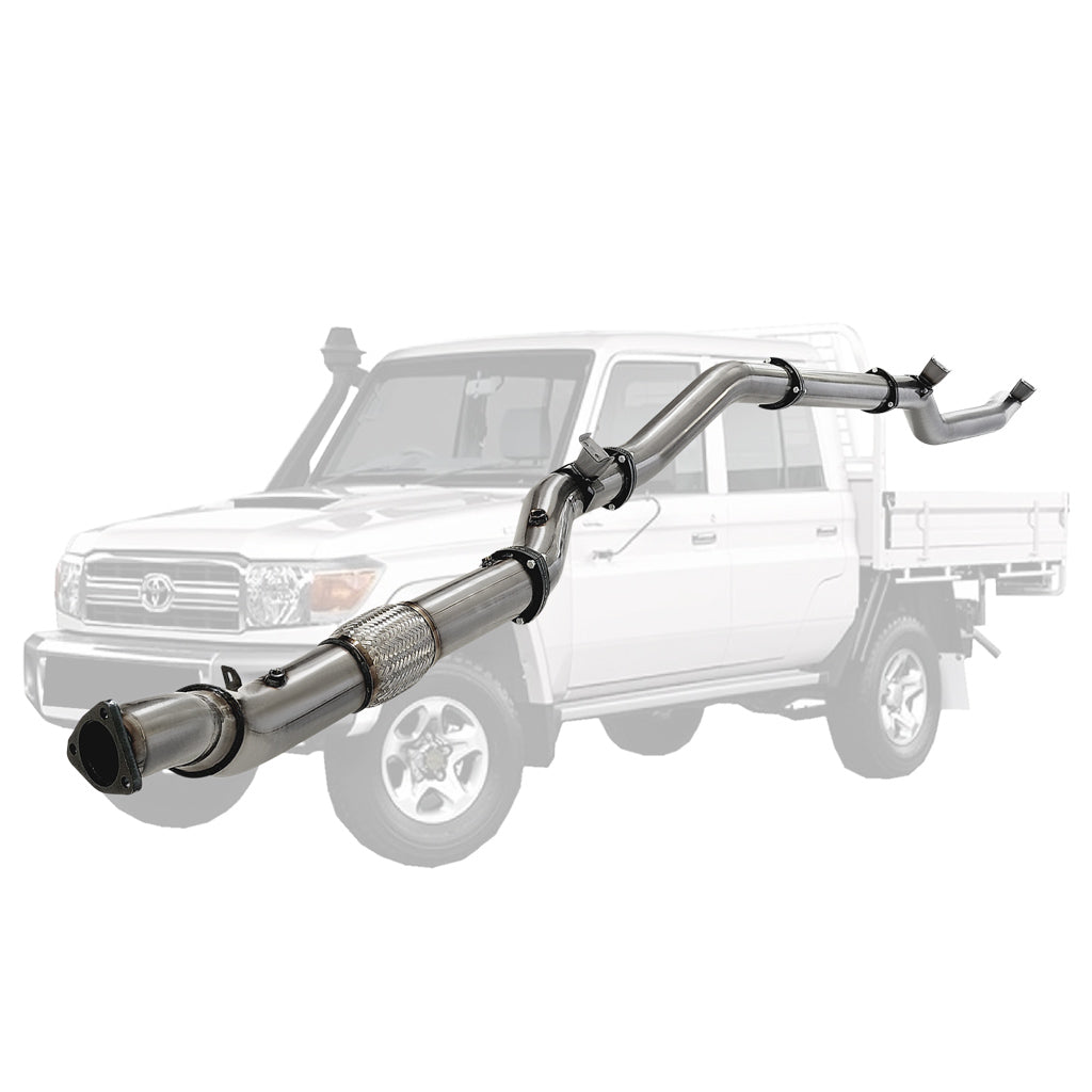Toyota LANDCRUISER 79 SERIES VDJ79 UTE 4.5L V8 2016–ON Exhausts