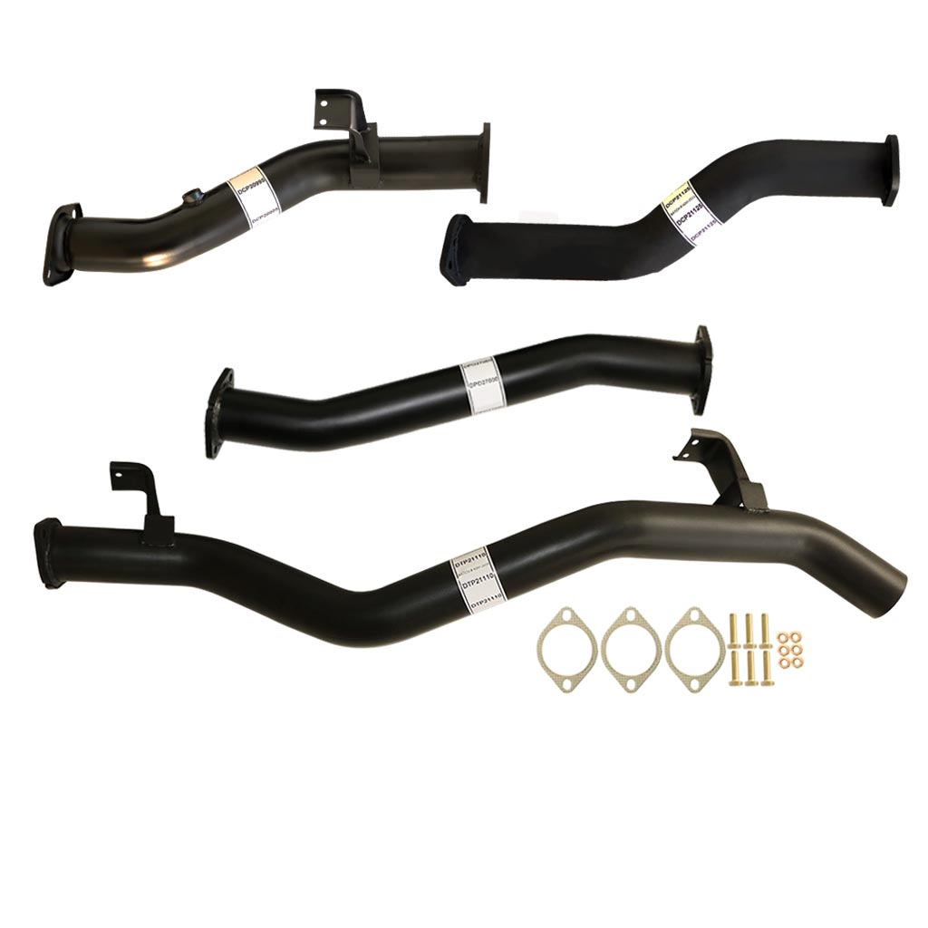 TOYOTA LANDCRUISER 79 SERIES VDJ79 SINGLE & DOUBLE CAB UTE 4.5L V8 10/2016 ON 3" #DPF# BACK EXHAUST PIPE ONLY