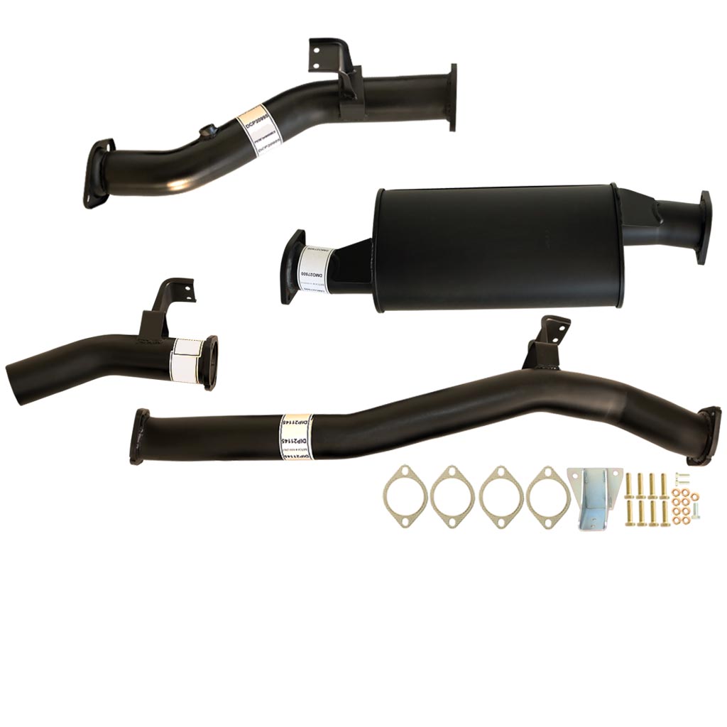 TOYOTA LANDCRUISER 76 SERIES VDJ76 WAGON 4.5L V8 9/2016 ON 3" #DPF# BACK EXHAUST WITH MUFFLER