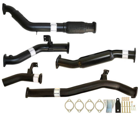 TOYOTA LANDCRUISER 76 SERIES VDJ76 WAGON 4.5L V8 9/2016 ON 3" TURBO BACK EXHAUST WITH HOTDOG ONLY