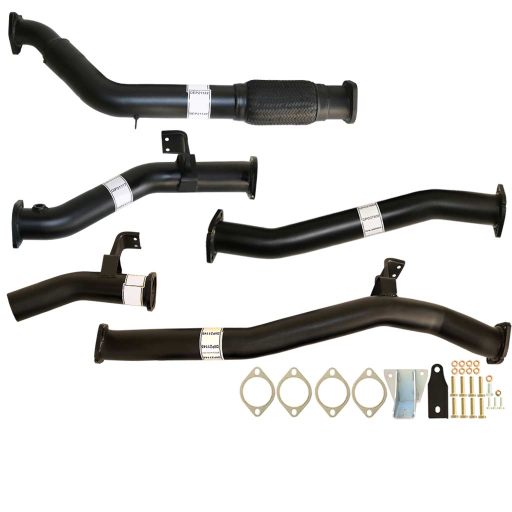 TOYOTA LANDCRUISER 76 SERIES VDJ76 WAGON 4.5L V8 9/2016 ON 3" TURBO BACK EXHAUST WITH PIPE ONLY