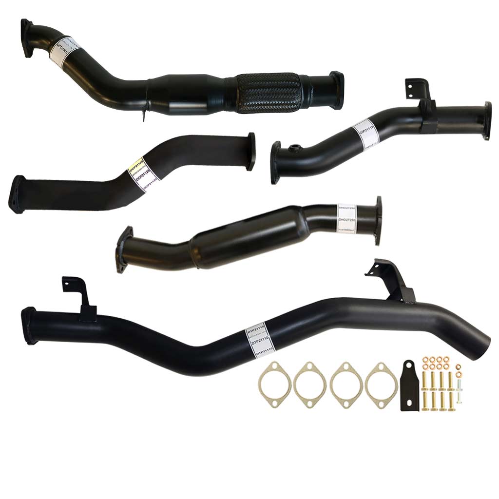 TOYOTA LANDCRUISER 79 SERIES VDJ79 4.5L 1VD-FTV SINGLE CAB, DOUBLE CAB # DPF DELETE# 3" TURBO BACK EXHAUST WITH CAT & HOT DOG