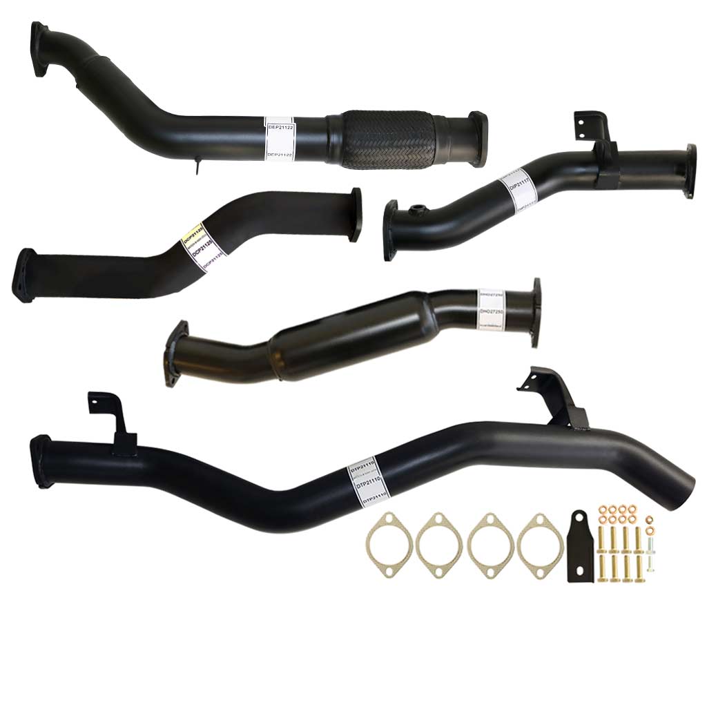 TOYOTA LANDCRUISER 79 SERIES VDJ79 4.5L 1VD-FTV SINGLE CAB, DOUBLE CAB # DPF DELETE# 3" TURBO BACK EXHAUST WITH HOTDOG ONLY