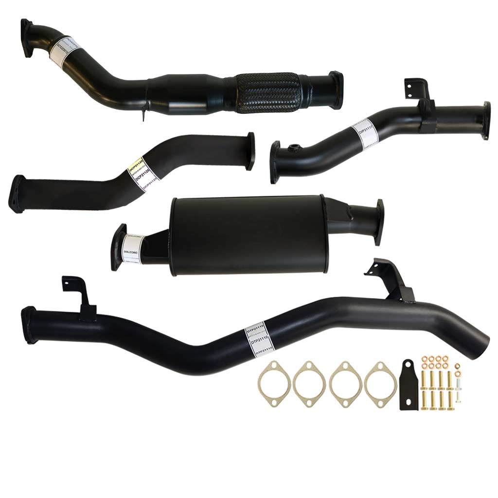 TOYOTA LANDCRUISER 79 SERIES VDJ79 4.5L 1VD-FTV SINGLE CAB, DOUBLE CAB # DPF DELETE# 3" TURBO BACK EXHAUST WITH CAT & MUFFLER