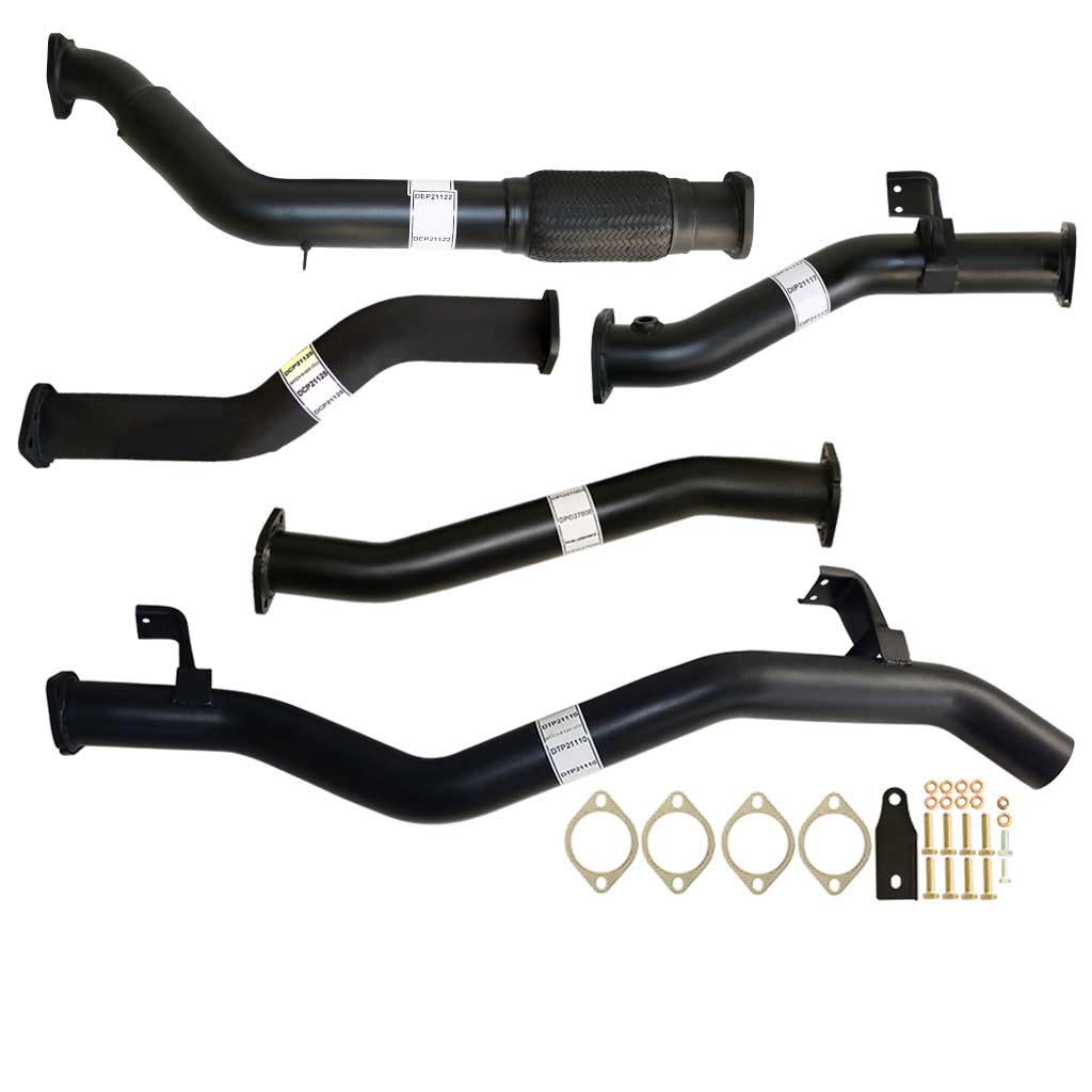 TOYOTA LANDCRUISER 79 SERIES VDJ79 4.5L 1VD-FTV SINGLE CAB, DOUBLE CAB # DPF DELETE# 3" TURBO BACK EXHAUST WITH PIPE ONLY