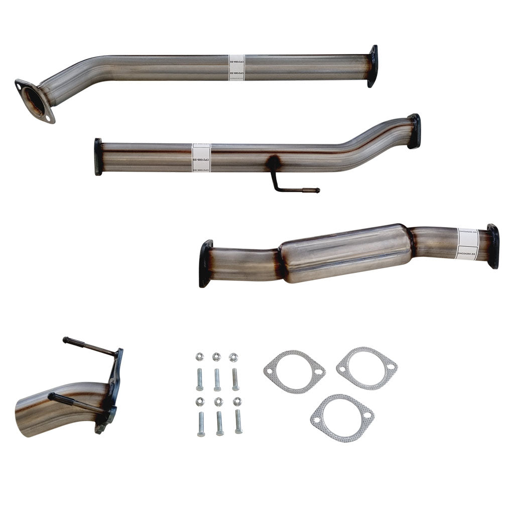 TOYOTA HILUX GUN126/136R 2.8L 1GD-FTV 2015 ON 3" STAINLESS #DPF# BACK EXHAUST WITH DIFF HOTDOG ONLY