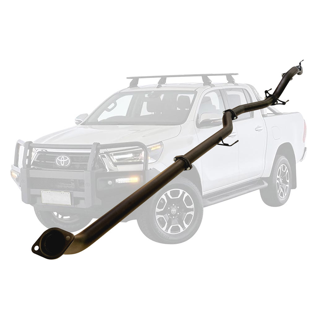 TOYOTA HILUX GUN126/136R 2.8L 1GD-FTV 2015 ON 3" #DPF# BACK EXHAUST WITH PIPE ONLY NEW VERSION