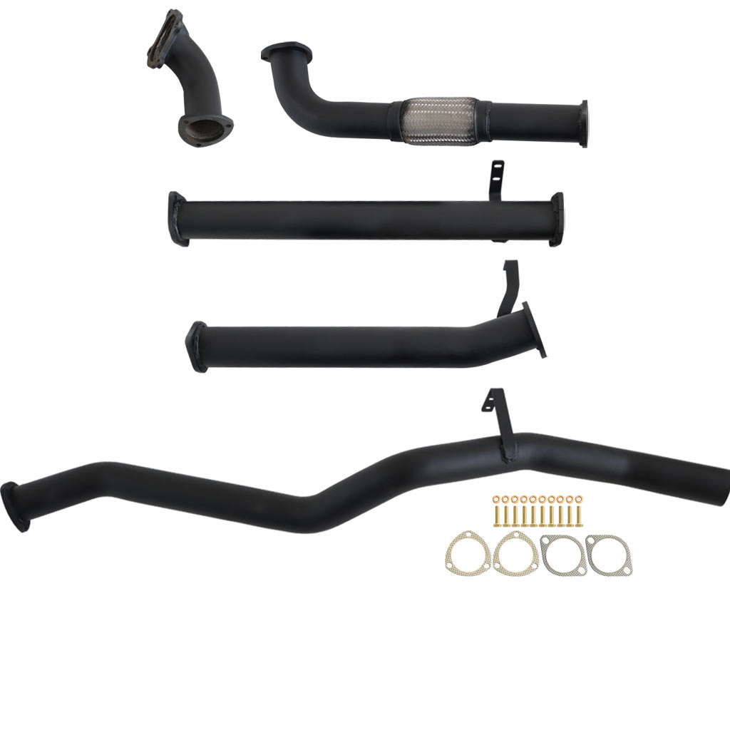 TOYOTA LANDCRUISER 60 SERIES WAGON 4.0D 12H-T 3" TURBO BACK EXHAUST WITH PIPE ONLY