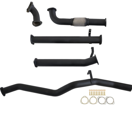 TOYOTA LANDCRUISER 60 SERIES WAGON 4.0D 12H-T 3" TURBO BACK EXHAUST WITH PIPE ONLY
