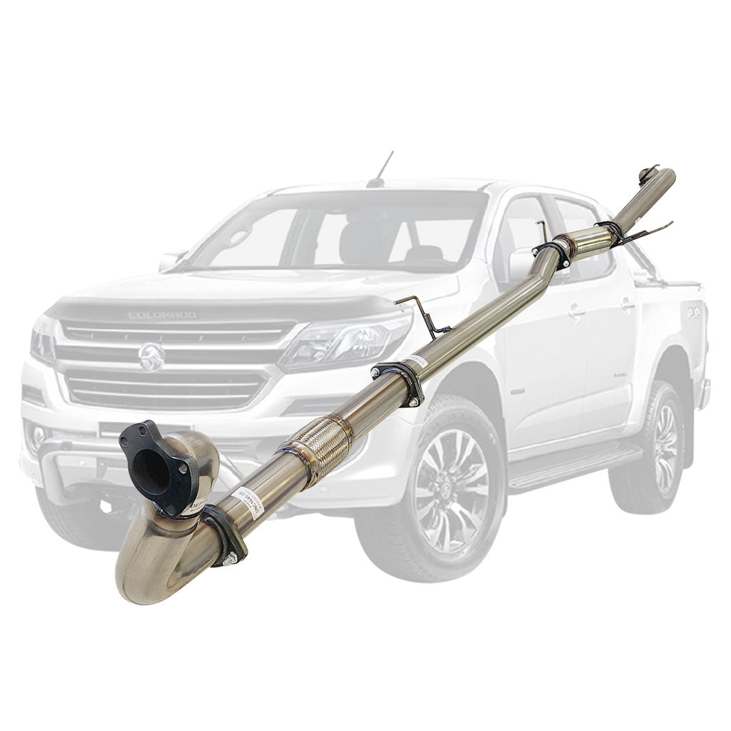 HOLDEN COLORADO RG 2.8L DURAMAX 2012 - 9/2016 3" STAINLESS TURBO BACK EXHAUST WITH HOTDOG NO CAT