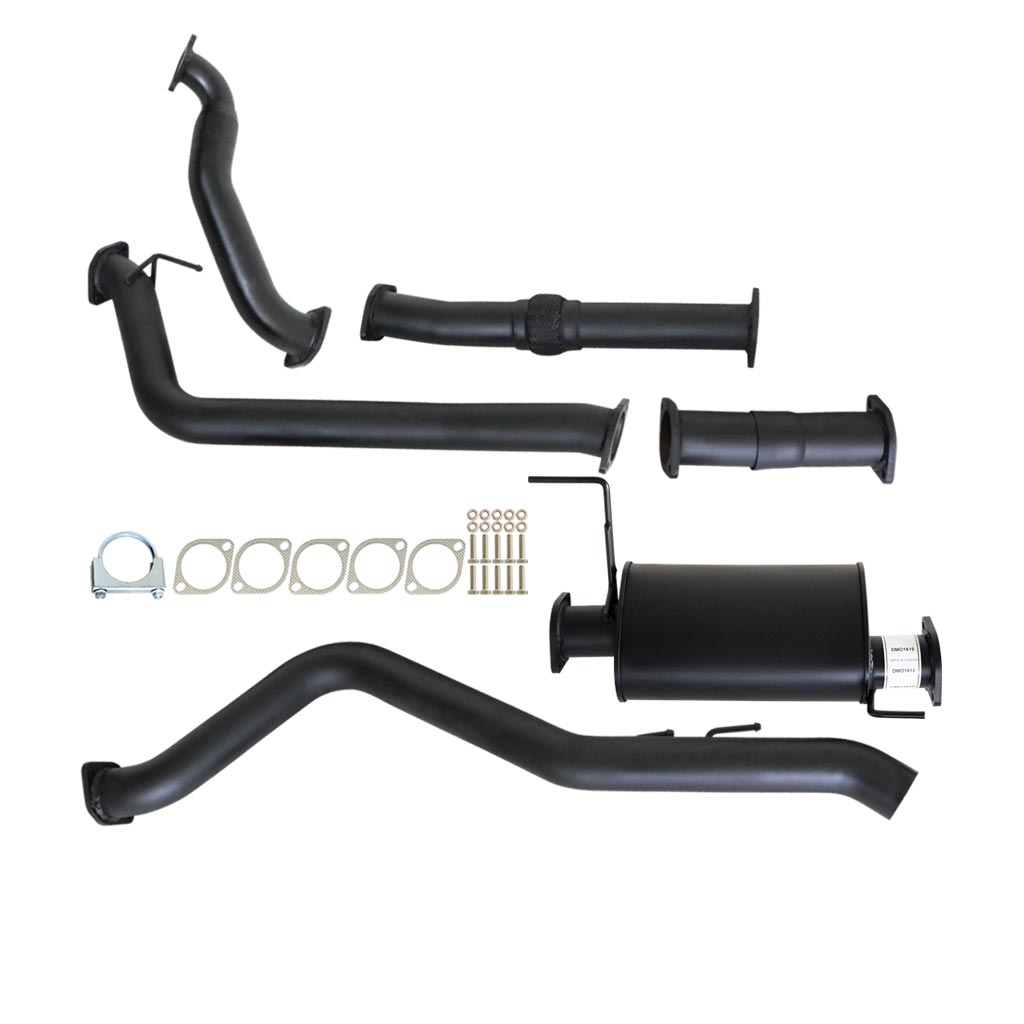 HOLDEN COLORADO RC 3.0L 4JJ1-TC 3" TURBO BACK EXHAUST NO CAT WITH MUFFLER 07/08 - 07/2010