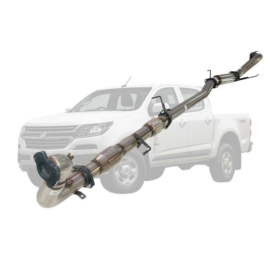 Holden Colorado Rg 2.8l Duramax 9/2016-On 3" Stainless Turbo Back Dpf Delete Exhaust With Cat & Hotdog