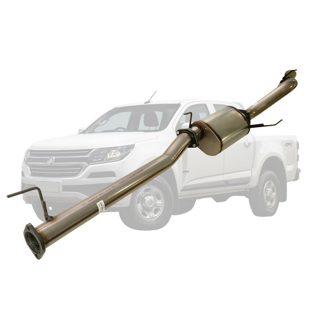 Holden Colorado 2.8L (DPF Model) 2016 - On With Our 3" Stainless Steel DPF Back Muffler Only Exhaust System