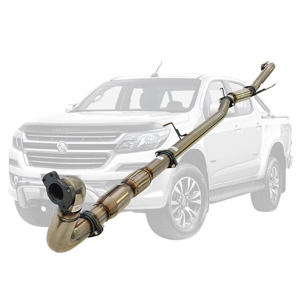 HOLDEN COLORADO RG 2.8L DURAMAX 2012 - 9/2016 3" STAINLESS TURBO BACK EXHAUST WITH CAT & HOTDOG