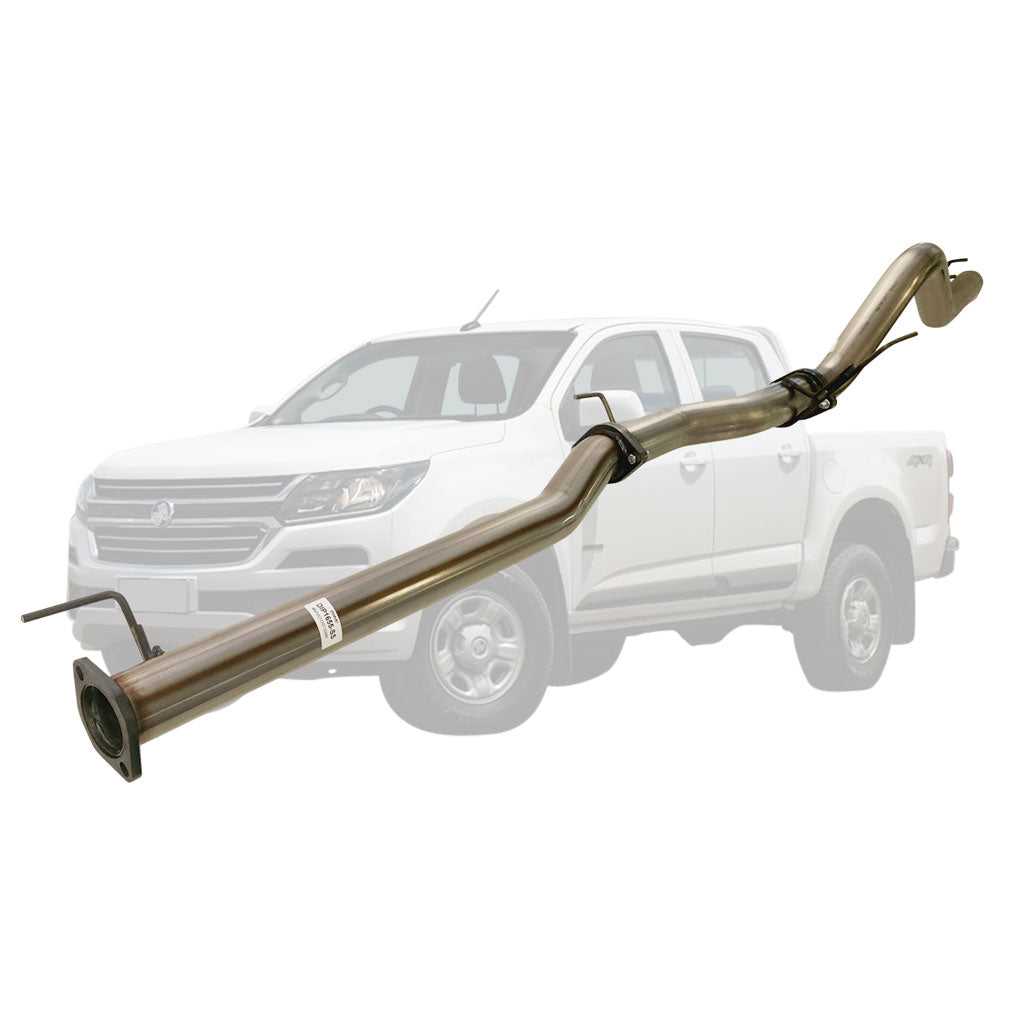 Holden Colorado Rg 2.8l Duramax 7/2016 On 3" Stainless Dpf Back Exhaust System Pipe Only
