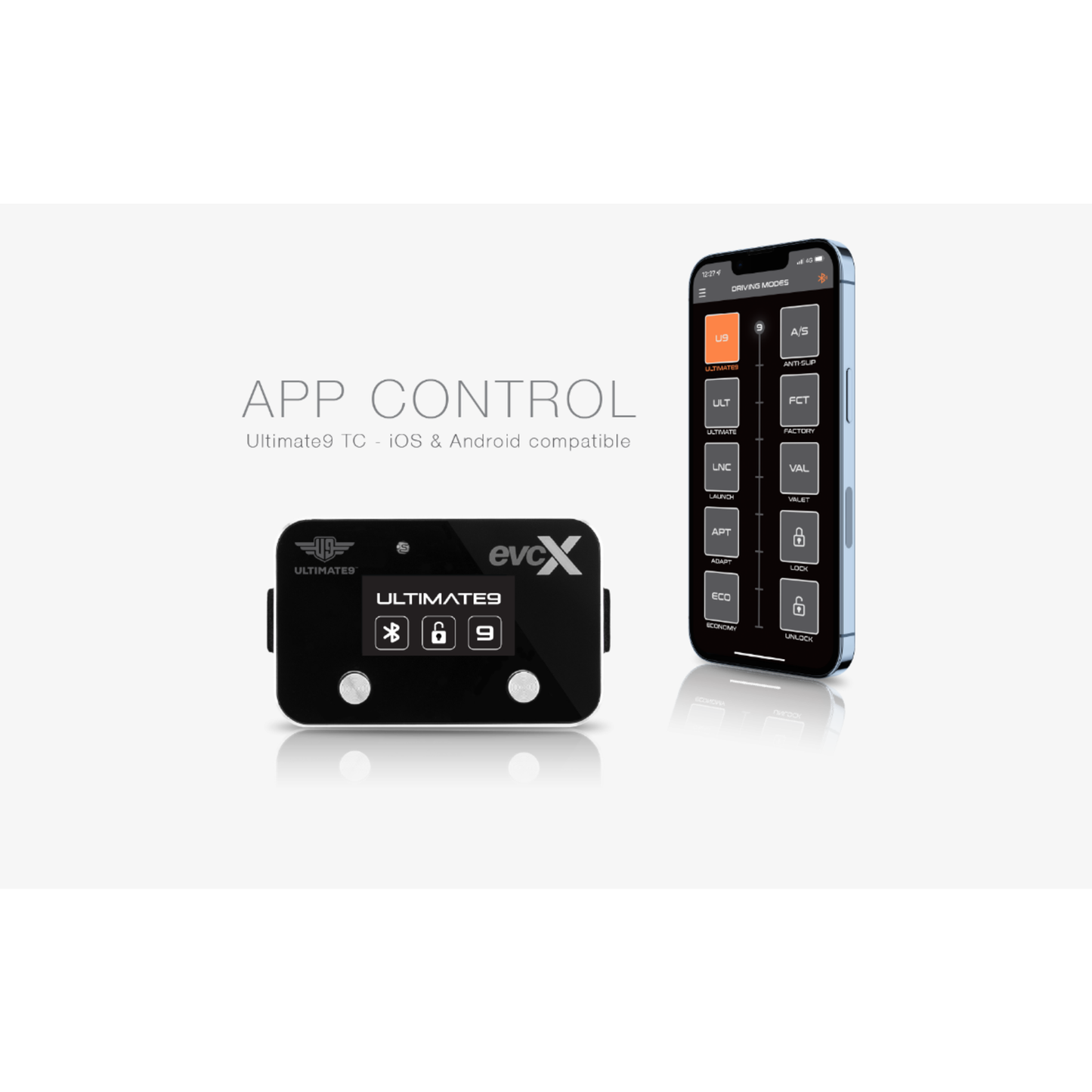 Ultimate9 Throttle Controller for Ford Everest (01/2006 - on), Mazda BT-50 (08/2006 - on), Jaguar XE (03/2015 - on), Land Rover Defender (2001 - on)