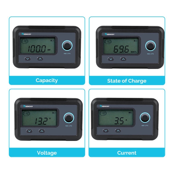 Renogy Monitoring Screen for Smart Lithium Battery Series