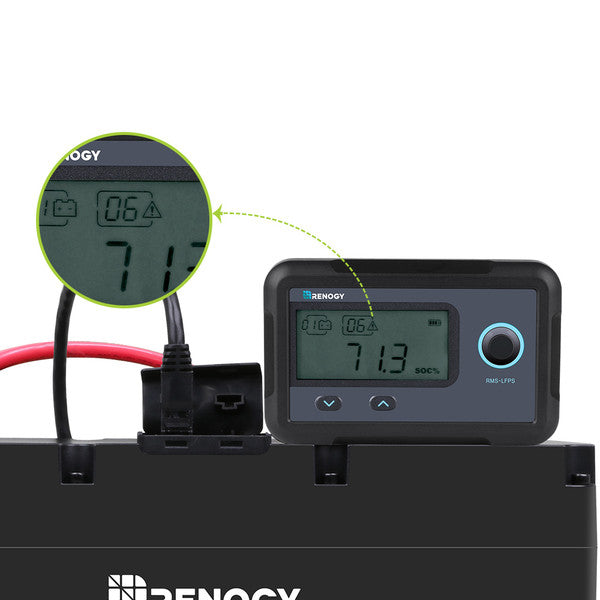 Renogy Monitoring Screen for Smart Lithium Battery Series