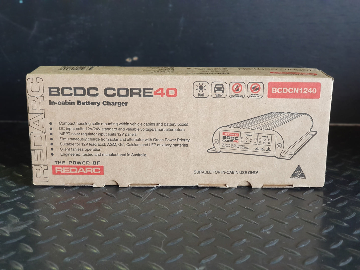 Redarc CORE 12V 40A In Cabin DC-DC Battery Charger