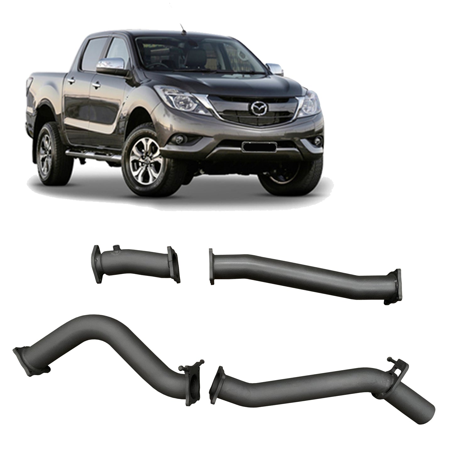 Redback Extreme Duty Exhaust for Mazda BT-50 (07/2016 - 09/2020)