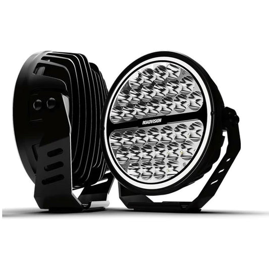 Roadvision Stealth 9in LED Driving Spot Lights + Halo Ring