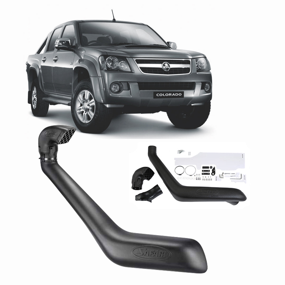 Safari Snorkel for Holden Colorado RC 3.0L Diesel 4JJ1-TC (03/2008 - 06/2012)