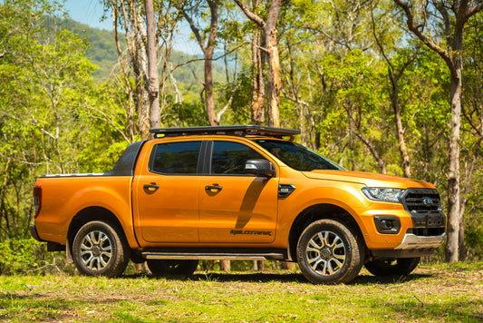 Yakima LockNLoad Platform & RuggedLine Suit Ford Ranger PX Series Wildtrak (With Raised/Factory Rails)