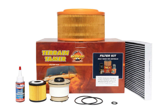 Terrain Tamer 4WD Service Filter Kit - Ford Ranger/Everest + Mazda BT-50 3.2/2.2L