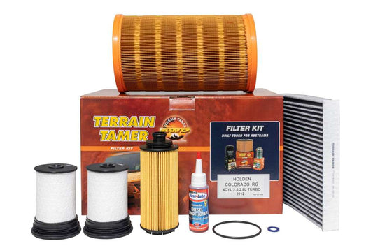 Terrain Tamer 4WD Service Filter Kit - Holden Colorado RG 2.5/2.8L