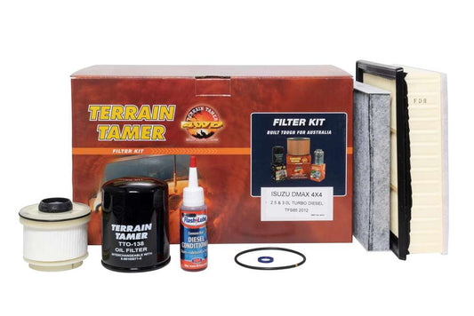 Terrain Tamer 4WD Service Filter Kit - Isuzu D-Max/Mux