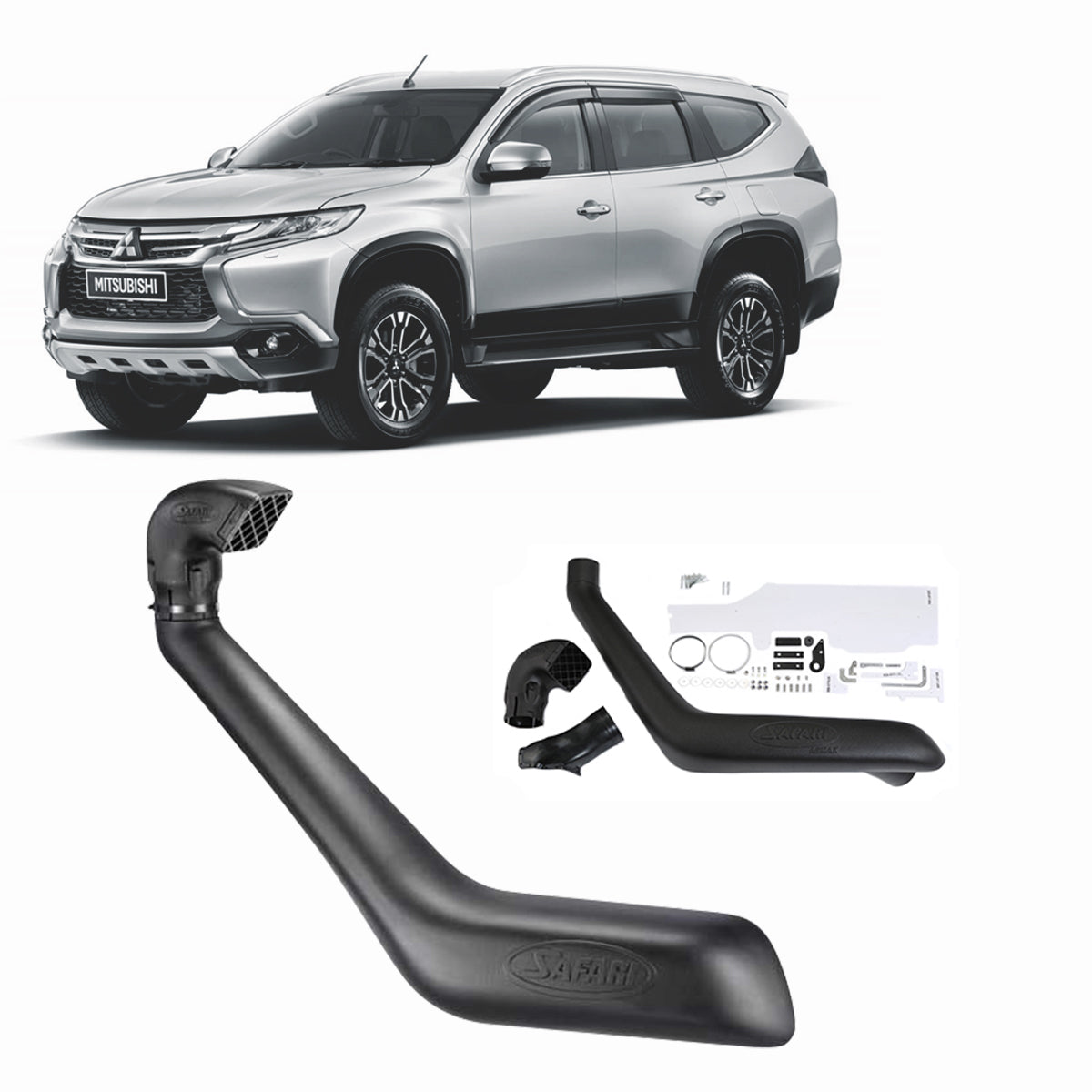 Safari Snorkel for Mitsubishi Pajero Sport (01/2015 - 09/2019)